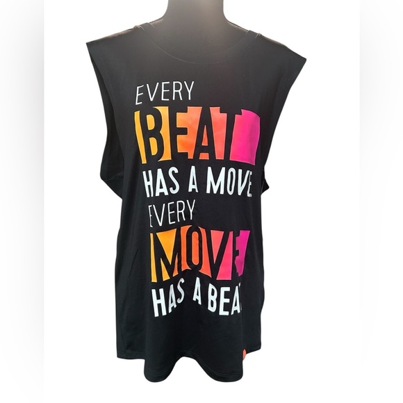 Strong By Zumba®️ Men’s Instructor Black Loose Tank, NWT, Size M - Picture 4 of 7